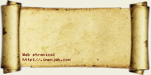 Jana Jović vizit kartica